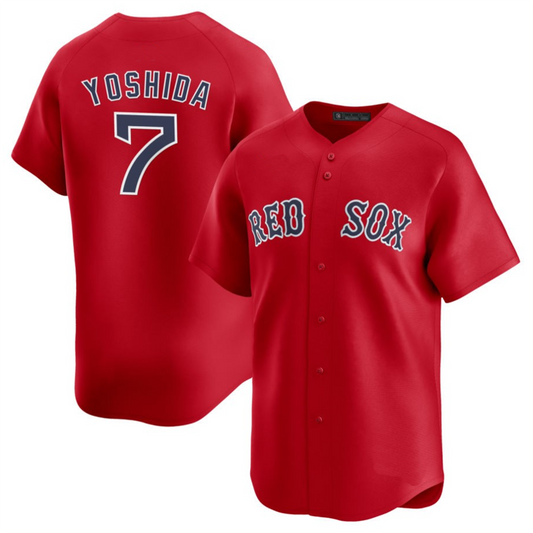#7 Masataka Yoshida Player B.Red Sox Red Home Limited Baseball Jerseys