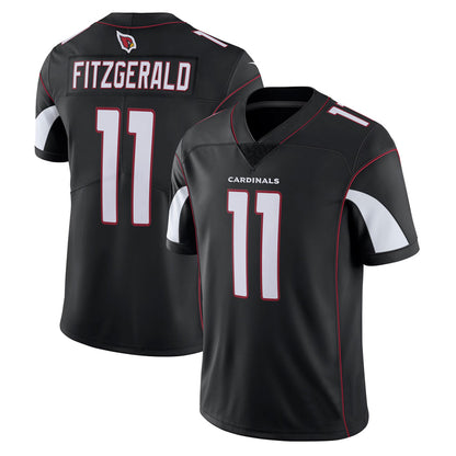 A.Cardinals #11 Larry Fitzgerald Player Black Vapor Limited Football Jerseys