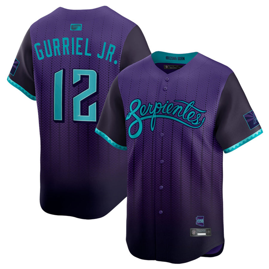 A.Diamondbacks #12 Lourdes Gurriel Jr. Player City Connect Limited Basesball Jerseys