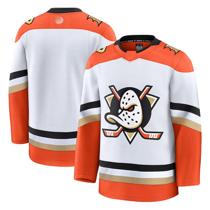 A.Ducks Blank Player Fanatics Special Edition Breakaway White Hockey Jerseys