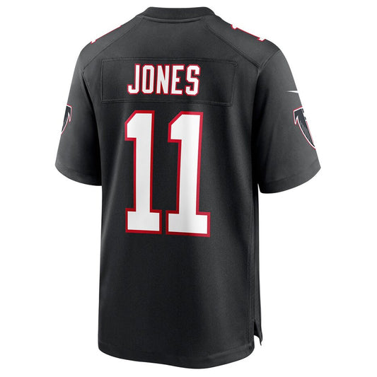 A.Falcons #11 Jalon Walker Player Black Throwback Game Football Jerseys