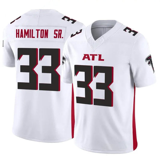 A.Falcons #33 Antonio Hamilton Sr. Player White Vapor F.U.S.E. Limited Football Jerseys