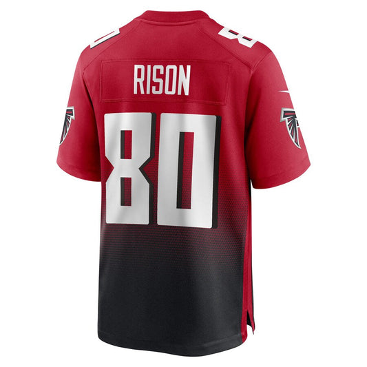A.Falcons #80 Andre Rison Player Red Home Game Football Jerseys