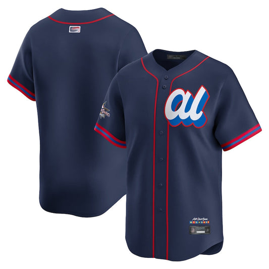 American League Navy Blank Home Run Derby Limited Player Baseball Jerseys