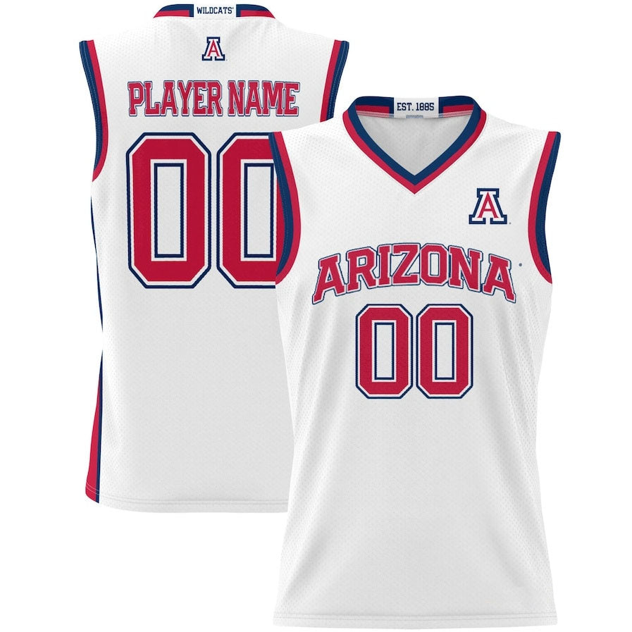 Custom A.Wildcats Unisex NIL Pick-A Lightweight Basketball Jerseys -White Stitched American College Jerseys
