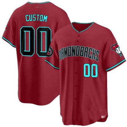 Custom A.Diamondbacks Cool Base Game Jersey ¨C All Stitched Baseball Jerseys