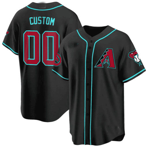 Custom A.Diamondbacks Cool Base Game Jersey ¨C All Stitched Baseball Jerseys