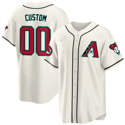 Custom A.Diamondbacks Cool Base Game Jersey ¨C All Stitched Baseball Jerseys
