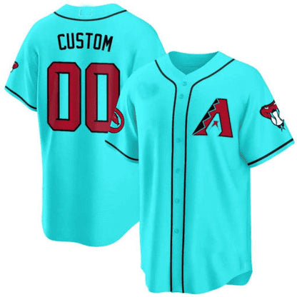 Custom A.Diamondbacks Cool Base Game Jersey V2 ¨C All Stitched Baseball Jerseys