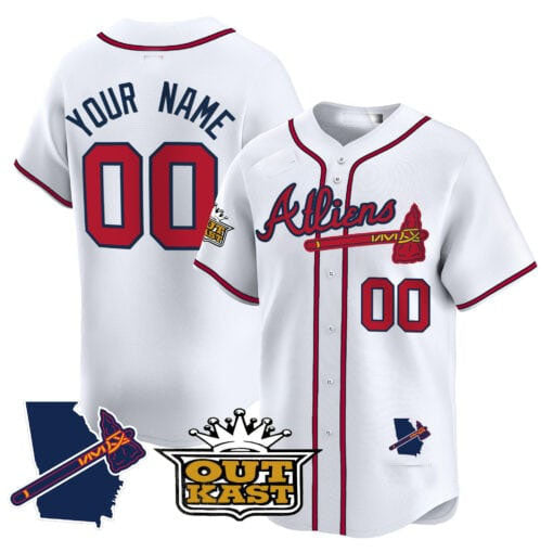 Custom A.Braves Atliens Vapor Premier Limited V2 ¨C All Stitched Baseball Jerseys