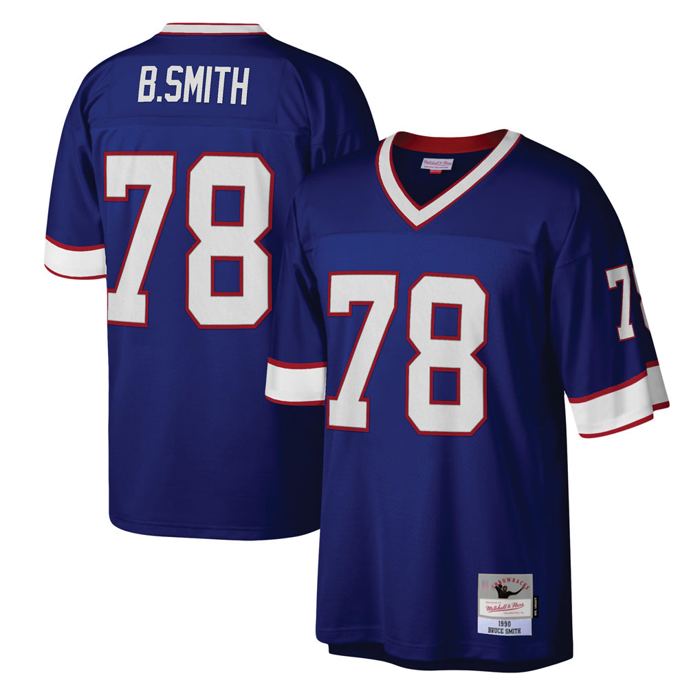 B.Bills #78 Bruce Smith Player Royal Mitchell & Ness Legacy Replica Football Jerseys