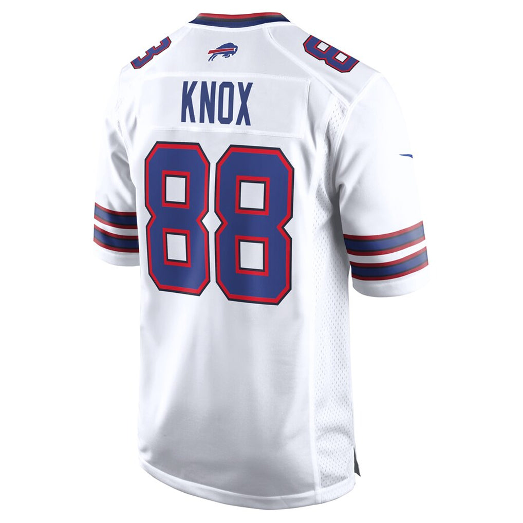 B.Bills #88 Dawson Knox Player White Home Game Football Jerseys