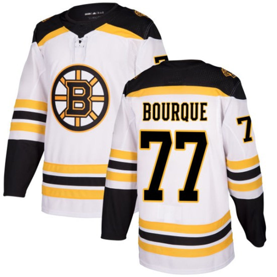 B.Bruins #77 Ray Bourque Player Fanatics Cream Breakaway Hockey Jerseys