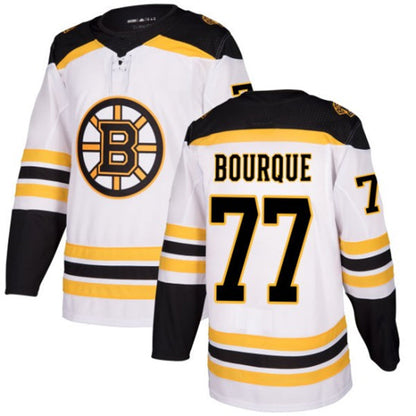B.Bruins #77 Ray Bourque Player Fanatics Cream Breakaway Hockey Jerseys