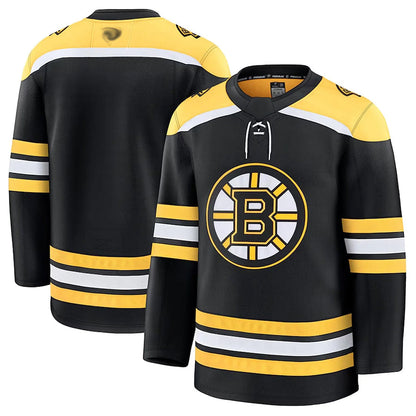 B.Bruins Blank Player Fanatics Premium Senior Home Hockey Jerseys