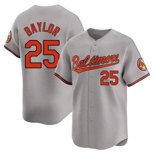 B.Orioles #25 Anthony Santander Player Gray Replica Home Game Baesball Jerseys