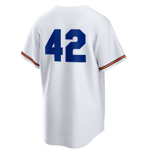 B.Orioles #42 Player White Home 2025 Jackie Robinson Day Replica Baseball Jerseys