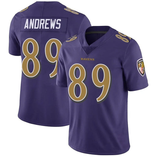 B.Ravens #89 Mark Andrews Player Purple Legend Limited Football Jerseys