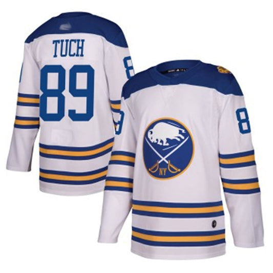 B.Sabres #89 Alex Tuch Player Fanatics Breakaway White Home Hockey Jerseys