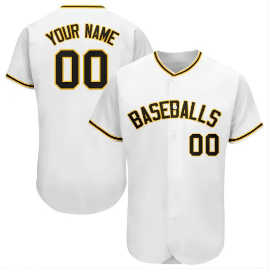 Custom P.Pirates White Home Limited Baseball Jerseys