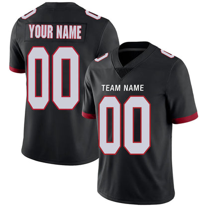 Custom A.Falcons Black Personalized Design Your Own Name and Number for Men Women Youth Jerseys