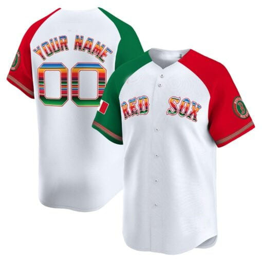 Custom B.Red Sox Mexico Vapor Premier Limited Jersey¨C All Stitched Baseball Jerseys
