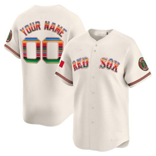 Custom B.Red Sox Mexico Vapor Premier Limited¨C All Stitched Baseball Jerseys