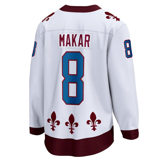 C.Avalanche #8 Cale Makar Player White Fanatics Special Edition Hockey Jerseys