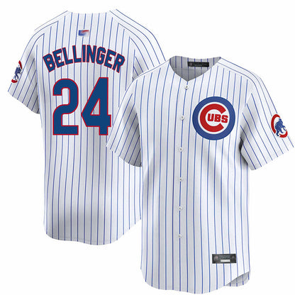 C.Cubs #24 Cody Bellinger Player White Home Limited Replica Baseball Jerseys