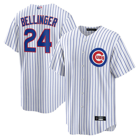 C.Cubs #24 Cody Bellinger Player Whtie Replica Game Baseball Jerseys