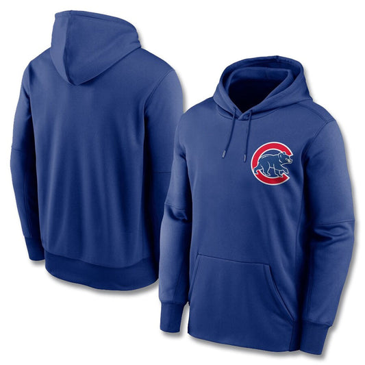 C.Cubs Blank Player Navy Pullover Hoodie Baseball Jerseys