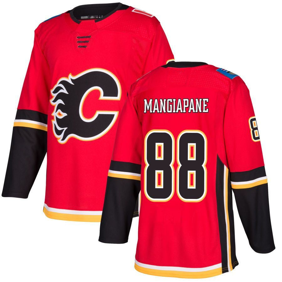 C.Flames #88 Andrew Mangiapane Fanatics Breakaway Red Hockey Jerseys