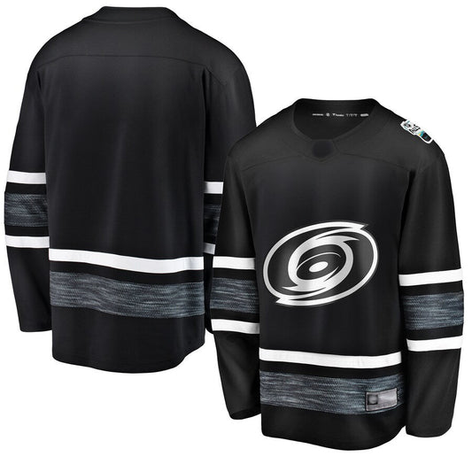 C.Hurricanes Blank Player Fanatics All-Star Game Replica Black Hockey Jerseys