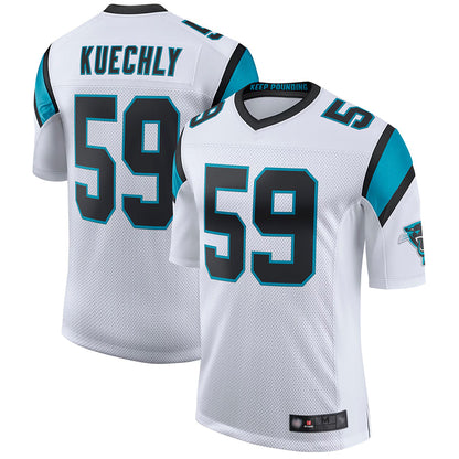 C.Panthers #59 Luke Kuechly Player White Classic Limited Football Jerseys