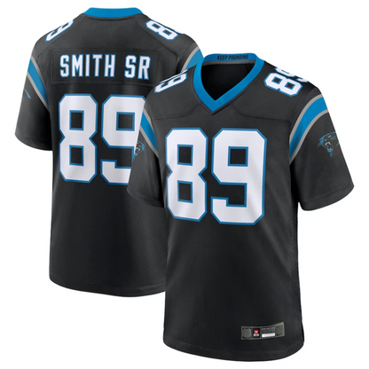 C.Panthers #89 Steve Smith Sr. Black Retired Player Game Football Jerseys