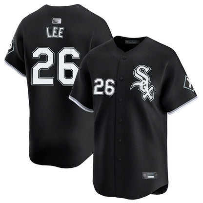 C.White Sox #26 Korey Lee Player White Home Cooperstown Collection Replica Baseball Jerseys