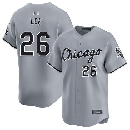 C.White Sox #26 Korey Lee Player Gray Road Limited Baseball Jerseys