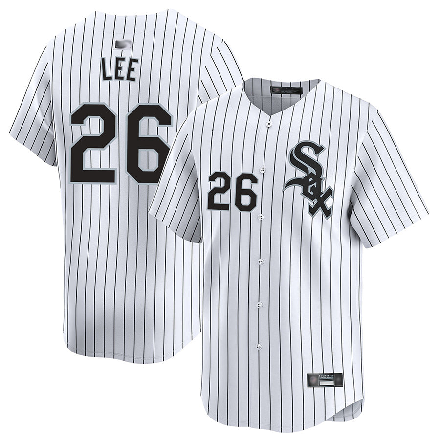 C.White Sox #26 Korey Lee Player White Home Limited Baseball Jerseys