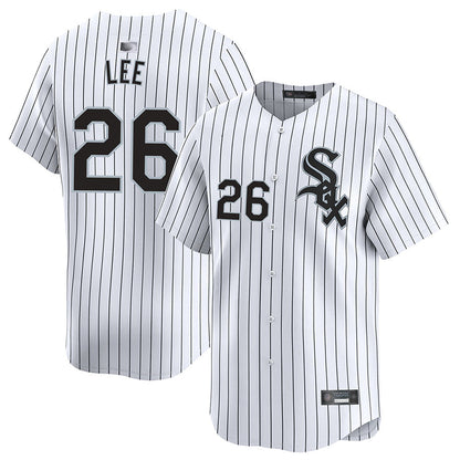 C.White Sox #26 Korey Lee Player White Home Limited Baseball Jerseys