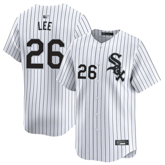 C.White Sox #26 Korey Lee Player White Home Limited Baseball Jerseys