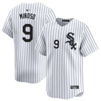 C.White Sox #9 Minnie Minoso Player White Home Limited Baseball Jerseys