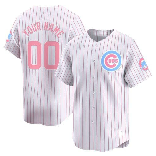 Custom C.Cubs Bubblegum Pink Vapor Premier Limited¨C Stitched Baseball Jerseys