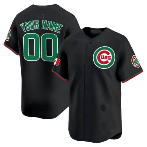 Custom C.Cubs Mexico Vapor Premier Limited V3¨C Stitched Baseball Jerseys