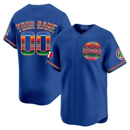 Custom C.Cubs Mexico Vapor Premier Limited¨C All Stitched Baseball Jerseys