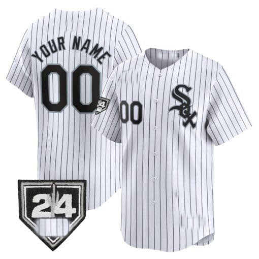 Custom C.White Sox Spring Training Patch Vapor Premier Limited Baseball Jerseys