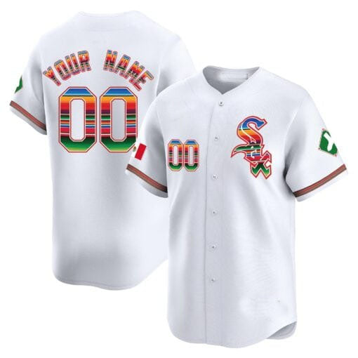 Custom C.White Sox Mexico Vapor Premier Limited V2 Baseball Jerseys