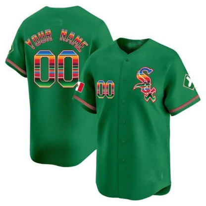 Custom C.White Sox Mexico Vapor Premier Limited V2 Baseball Jerseys
