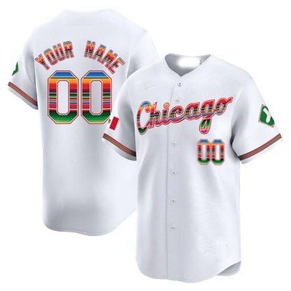 Custom C.White Sox Mexico Vapor Premier Limited V3 Stitched Baseball Jerseys
