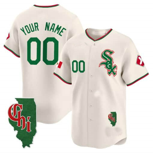 Custom C.White Sox Mexico Vapor Premier Limited Baseball Jerseys