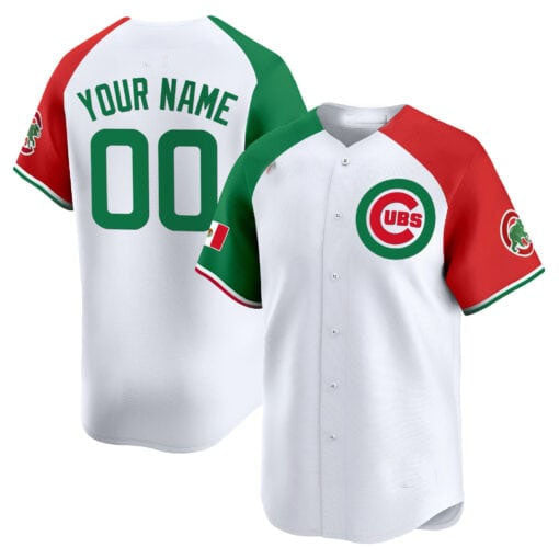Custom C.Cubs Mexico Vapor Premier Limited V3 Jersey¨C Stitched Baseball Jerseys